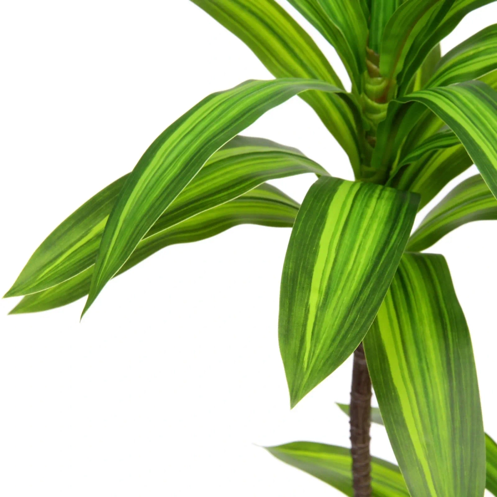 Искусственное растение «Ветка Драцены» 90см зеленая