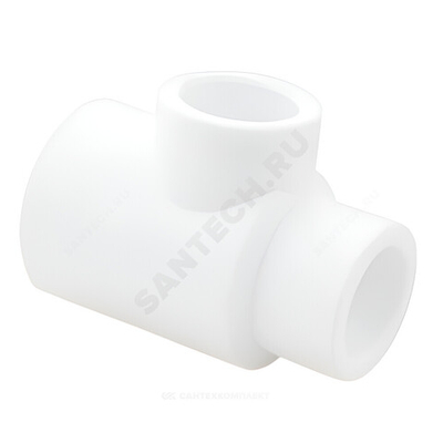 Тройник PP-R переходной белый Дн 50х40х32 внутренняя пайка RTP (РосТурПласт) 28810