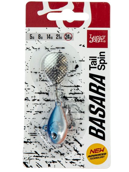 Тейл-спиннер Lucky John BASARA TAIL SPIN 24.0г 002 в блистере