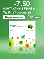 Однодневные контактные линзы MyDay daily disposable (уп. 90 линз)
