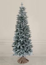 Заснеженная елка на ножке «Николь» (Литая хвоя) от 1,8 м до 2,1 м