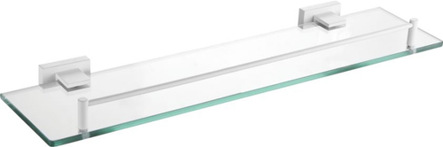 5021-F Полка стеклянная 1-ярусная  (БЕЛЫЙ) ViEiR  (10/1шт)