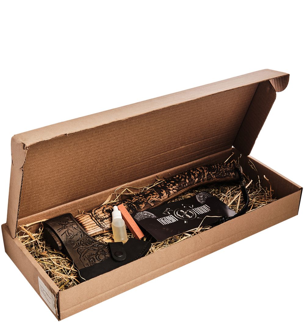 Секира Родослава TP-11 Топор большой с гравировкой «Медведь Велес»