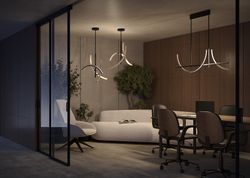 Люстра на штанге Maytoni Wabi MOD428PL-L27BK