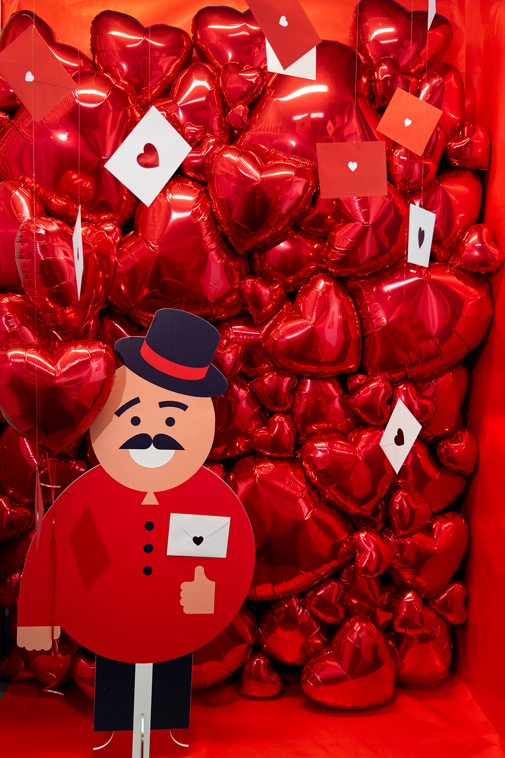 Сердце 18" Красный / Red Fm