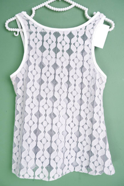 Топ прозрачный, визуально 40/42 размер