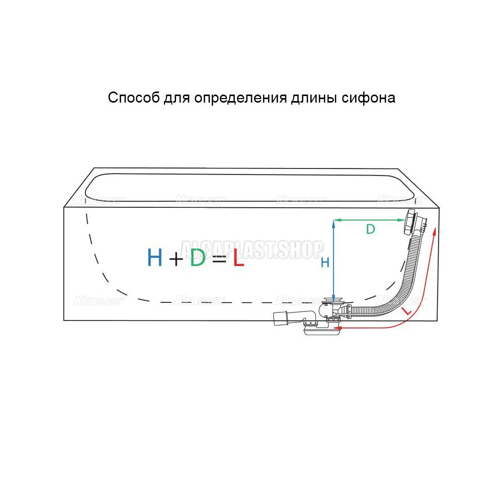 Сифон д/ванны автомат A51CRМ хром 81485