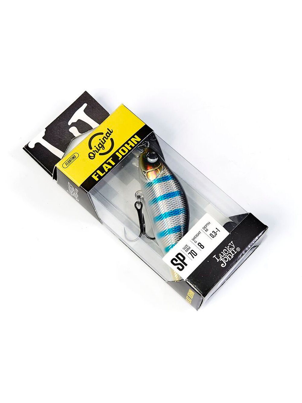 Воблер суспендер Lucky John Original FLAT JOHN 07/A82