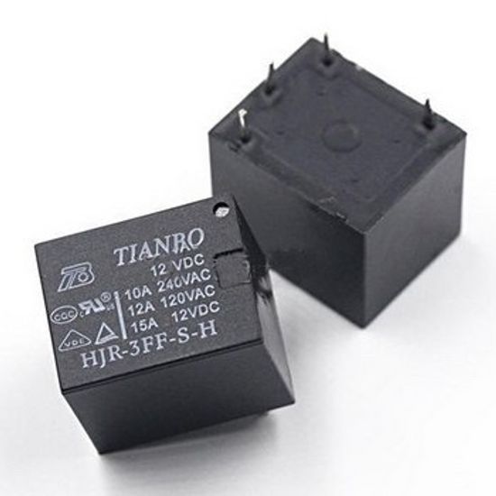 Реле электромагнитное HJR-3FF-12VDC-S-H 12VDC (4 ноги)