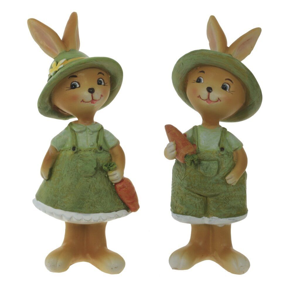 GAEM Набор из 2-х Фигурок декоративных "Заяц", L4,5 W4 H10,5 см