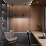 359309 OVER NT24 288 черный Светильник подвесной диммируемый (сенсер) IP20 LED 14W+14W 4000K 220-240V FERMO