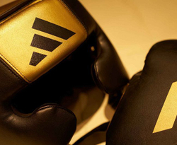 Шлем боксерский Speed 350 Pro Head Gear черно-золотой adiSPD350HG