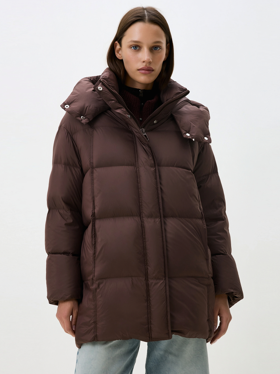 Объемный пуховик