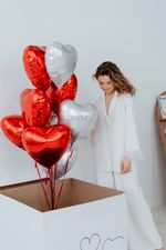 "Улыбка Фортуны" (набор из 9 сердце в коробке) №2280