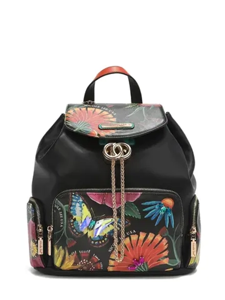 Рюкзак NICKOLE LEE 16766 BUTTER FLOWER BLACK