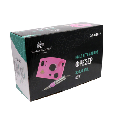 Аппарат для маникюра и педикюра 35000 оборотов 45 ват 868-2 Global, белый