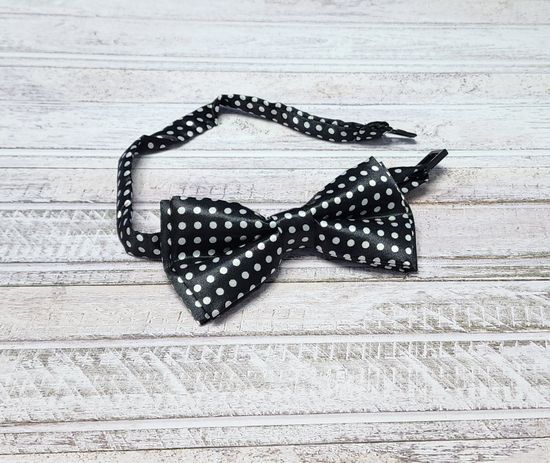 Галстук бабочка классика, лайм глянец