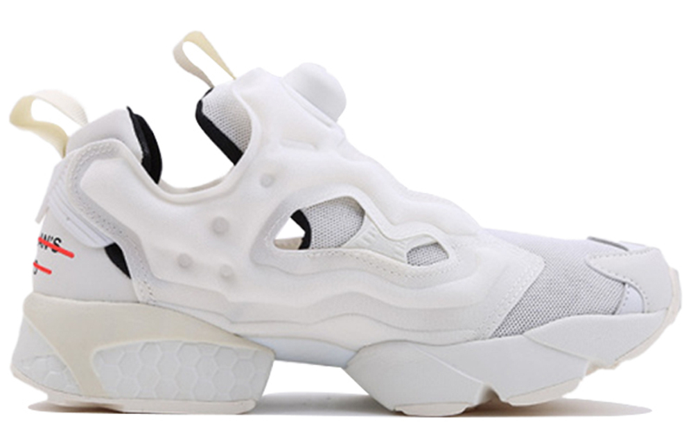 Reebok Instapump Fury OG Cut-out Low Top Sneakers Women's White Red