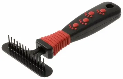 HELLO PET Расческа-грабли 13 зубьев, короткий зуб, малая