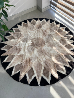 Ковер шкура натуральная овчина меховой