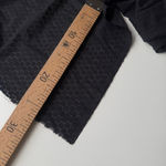 Батист черные Ромашки