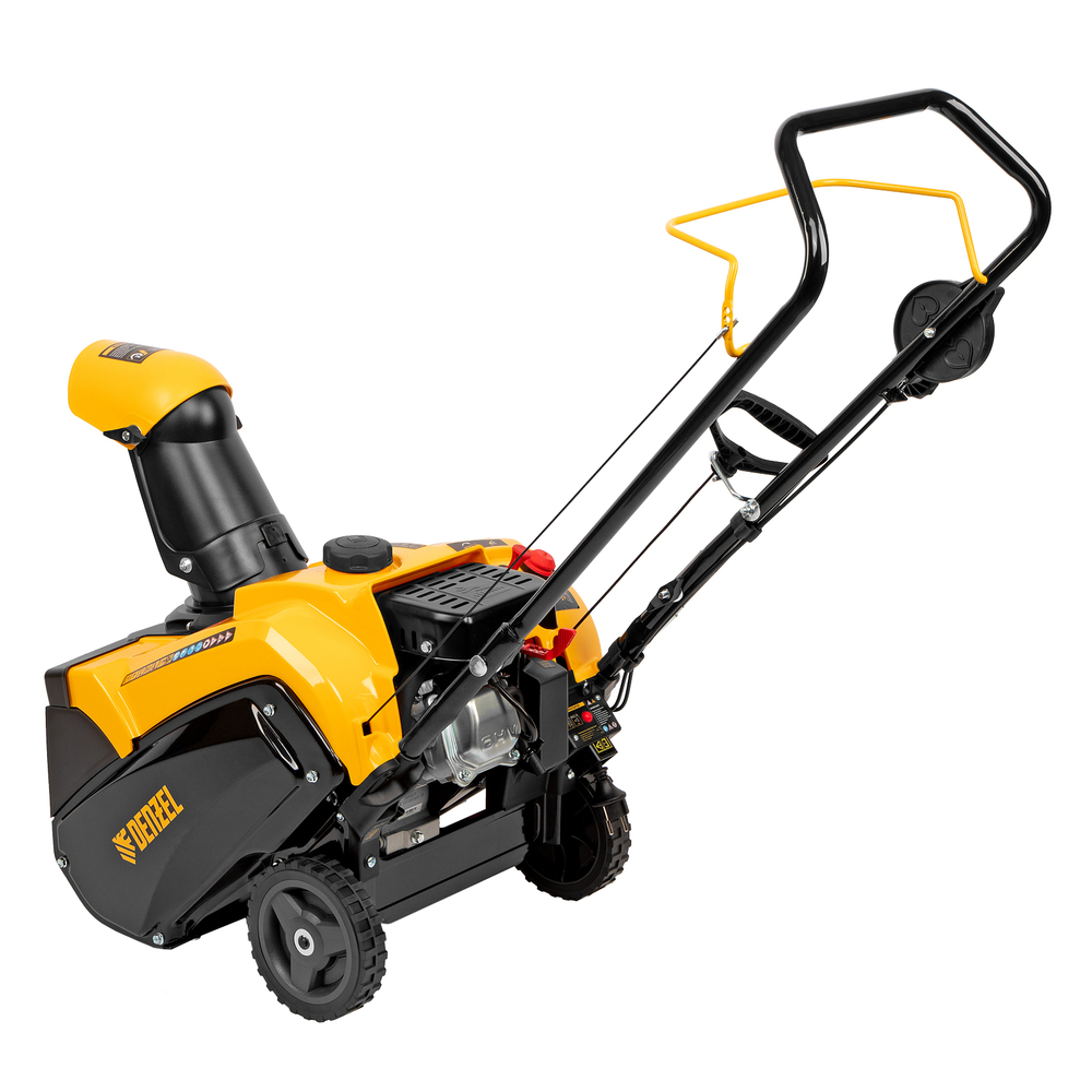 DENZEL SnowCrusher Бензиновая снегоуборочная машина SB 460E 99cc электростартер шнек