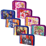 Пенал с наполнением Yalong, 32 предмета, 1 отделение 2 откидные планки, лам. картон, молния, 90 х 200 мм, микс (принцессы, робот, машинка)