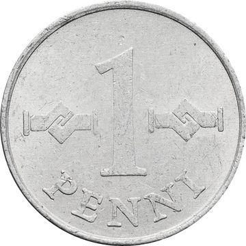 1 пенни 1969-1979 Финляндия
