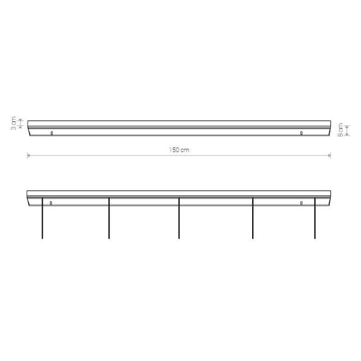 Основание для светильника Nowodvorski Cameleon Canopy B 1500 8558