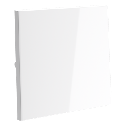 Клавиша для выключателя/переключателя одноклавишного, S70 (белый глянцевый)