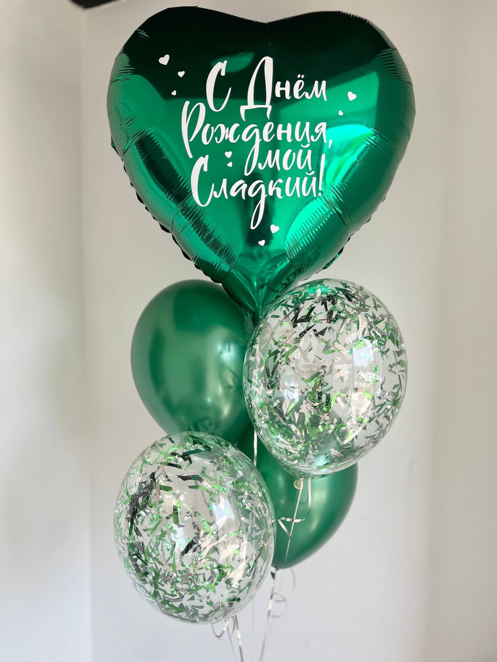 Зеленые воздушные шары №3358