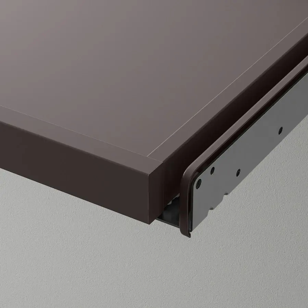 Выдвижная полка - IKEA KOMPLEMENT, 75x58 см, темно-серый КОМПЛИМЕНТ ИКЕА
