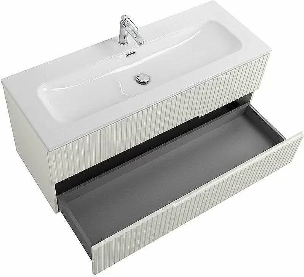 Тумба с раковиной Cezares DUET-N 120 DUET-N-1200-2C-SO-AS-P альпака брашированная