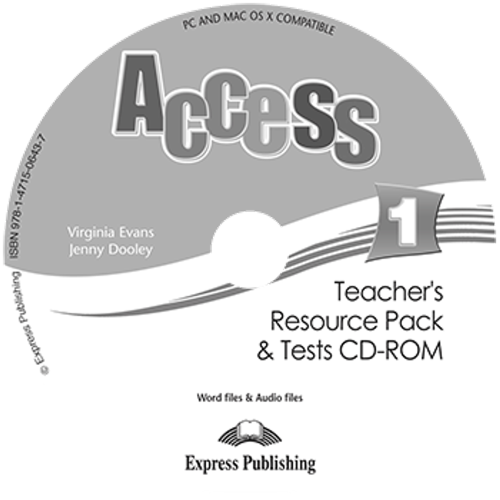 Access 1. Teacher&#39;s resource pack &amp; tests CD-ROM. CD-ROM для учителя к тестовым заданиям с дополнительными материалами