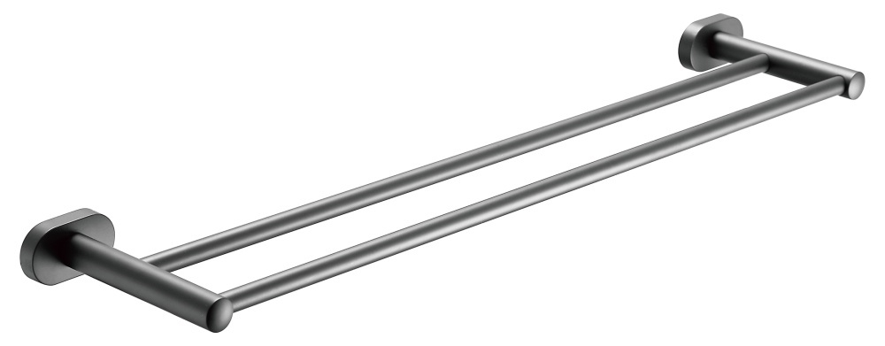 5118-G Полотенцедержатель двойной  (ГРАФИТ) ViEiR  (20/1шт)