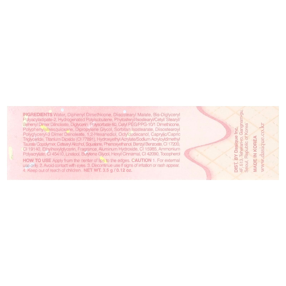 Dasique, Juicy Dewy, оттенок 09, персиковый пудинг, 3,5 г (012 унции)