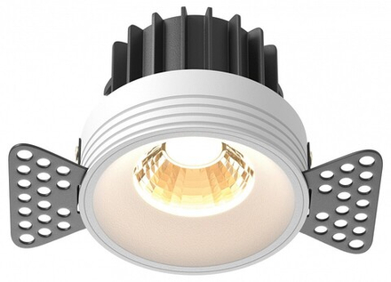 Встраиваемый светильник Maytoni Round DL058-12W2.7K-TRS-W
