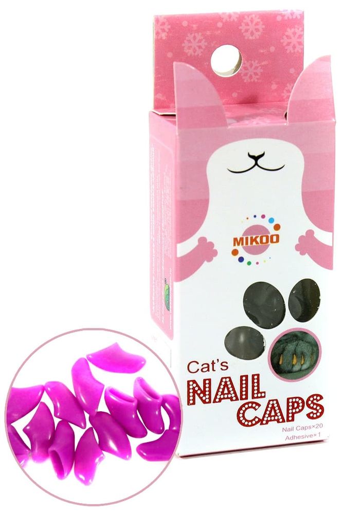 КОГТИ НАКЛАДНЫЕ Д/КОШЕК "MIKOO" C-XS8 20шт (СИРЕНЕВЫЕ) КОГТИ НАКЛАДНЫЕ Д/КОШЕК "MIKOO" C-XS8 20шт (СИРЕНЕВЫЕ)