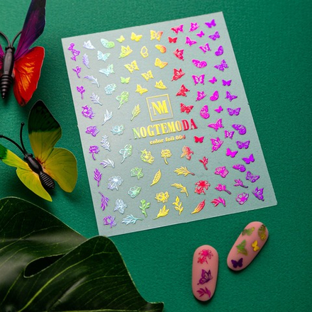 Наклейки NogteModa ColorFoil №004