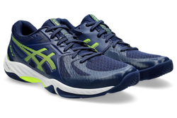 Мужские кроссовки для бадминтона/сквоша Asics Blade FF - blue expanse/safety yellow