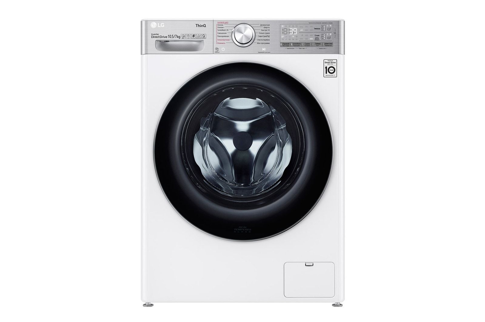 Стирально-сушильная машина LG TW4V9RD9E,технология AI DD, ezDispense, 10.5/7 кг