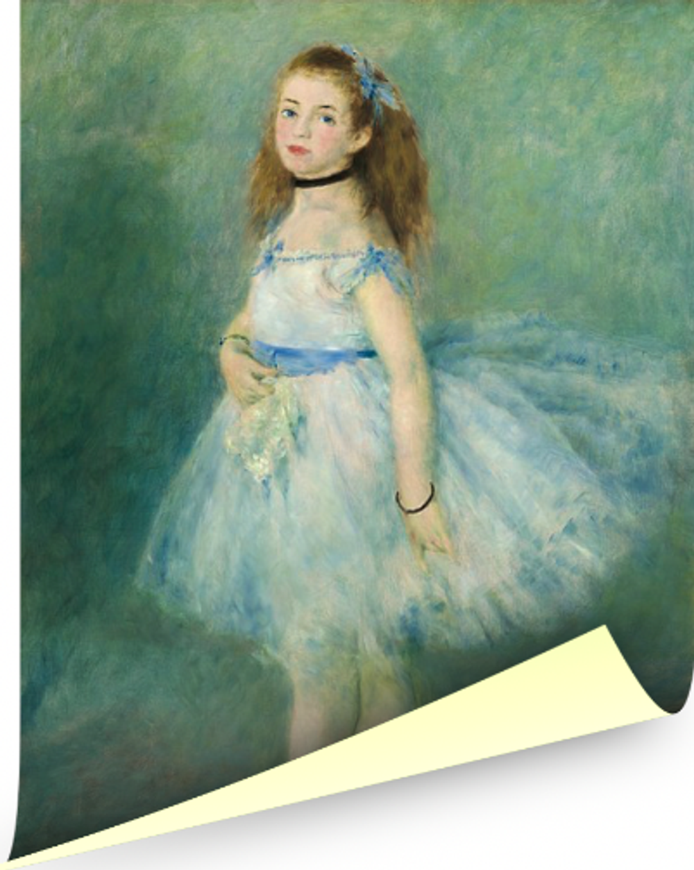 "Танцовщица", Ренуар П., картина для интерьера (репродукция) Настене.рф