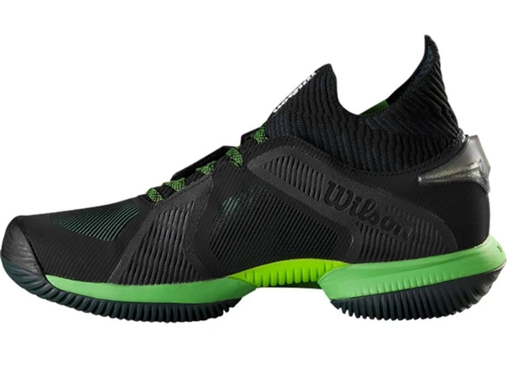 Теннисные кроссовки Wilson Kaos Rapide SFT - black/green/green - Black Green