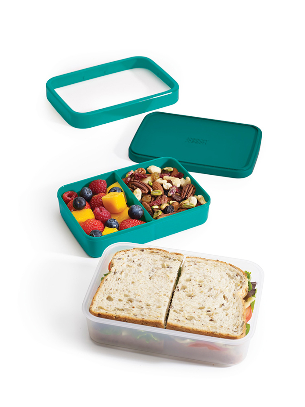 Ланч-бокс компактный goeat™, 13,5х6,5х19 см, изумрудный