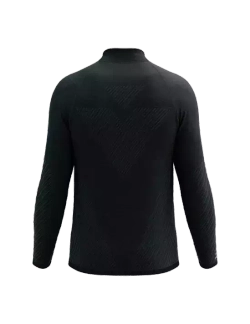 Бесшовная Ультралегкая кофта на молнии V2 Black Melange