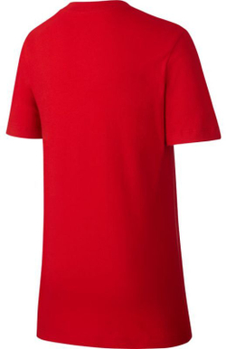 Футболка для мальчика теннисная Nike NSW Tee Embedded Futura B - university red/white