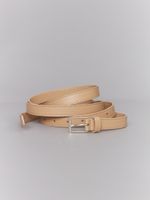 БАЗОВЫЙ ТОНКИЙ РЕМЕНЬ BEIGE