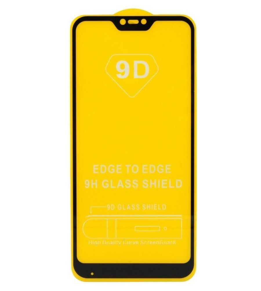Защитное стекло Xiaomi RedMi 6 Pro (черный) 9D тех.упаковка