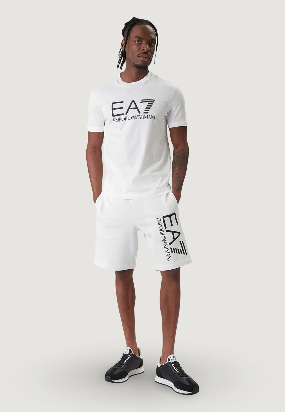 EA7 Emporio Armani Спортивная футболка - Белый