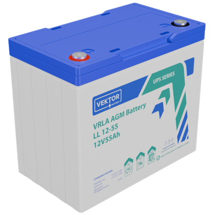 Аккумулятор VEKTOR Battery LL 12-55
